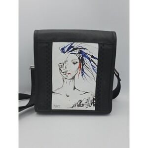 Stephanie rise Colorado Crossbody bag with‎ K.YNEZ Truly Blue